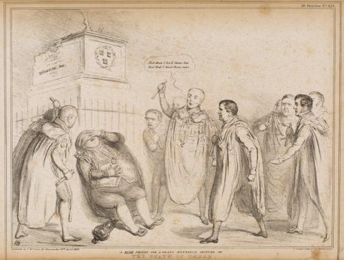 A Rude Design for a Grand Historical Picture of the Death of Caesar