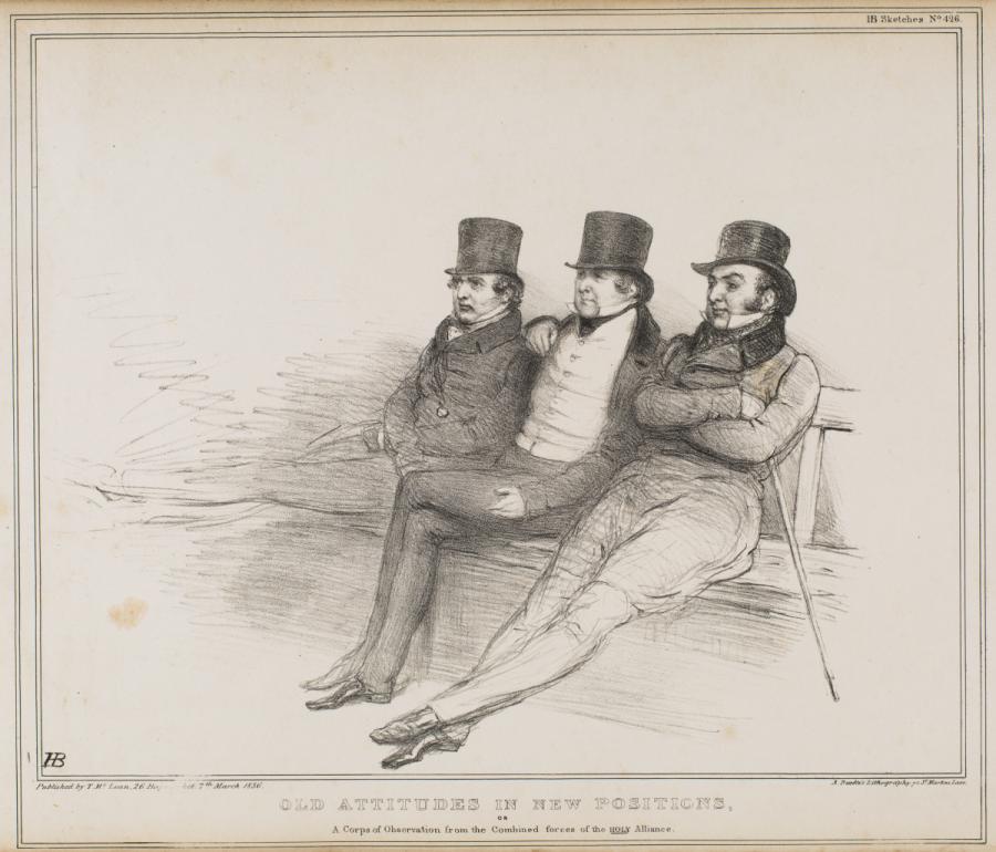 Old Attitudes in New Positions, A Corps of Observation from the Combined Forces of the Holy Alliance
