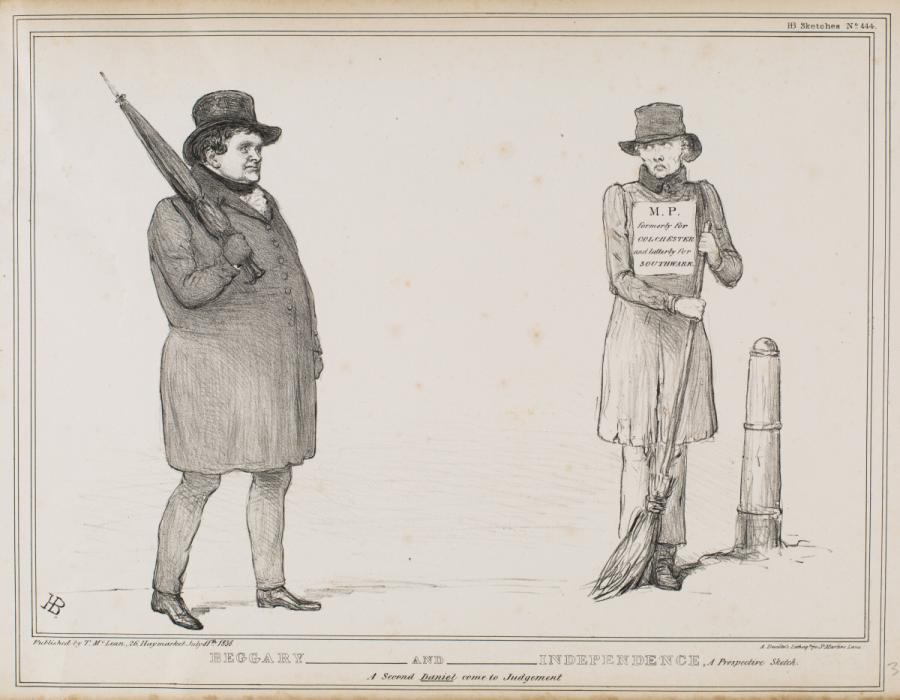 Beggary _ and _ Independence, A Prospective Sketch. A Second Daniel Come to Judgment