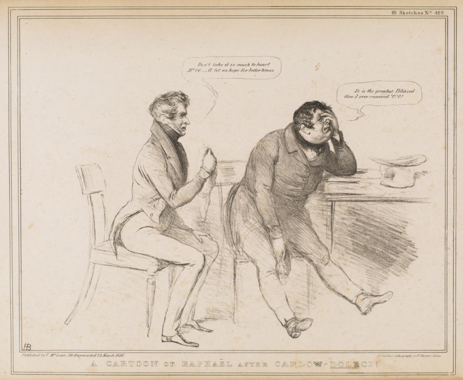A Cartoon of Raphael After Carlow-Dolecil