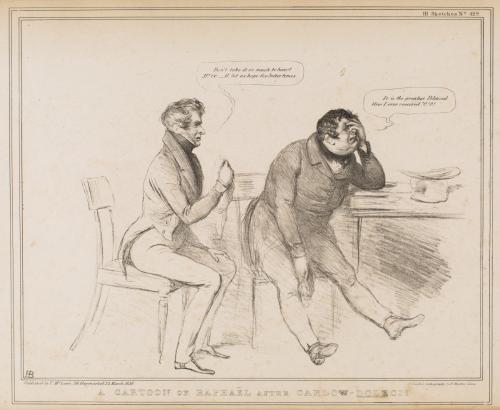 A Cartoon of Raphael After Carlow-Dolecil