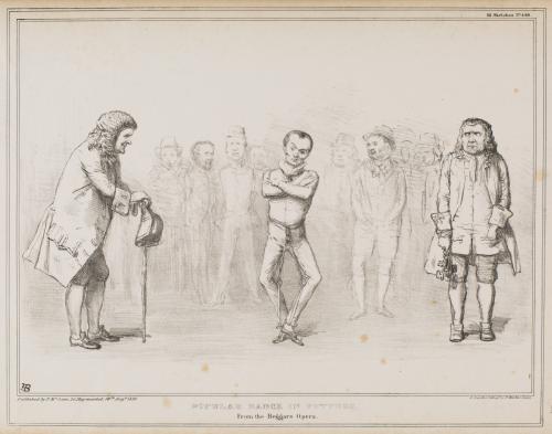 Popular Dance in Fetters, From the Beggars Opera.