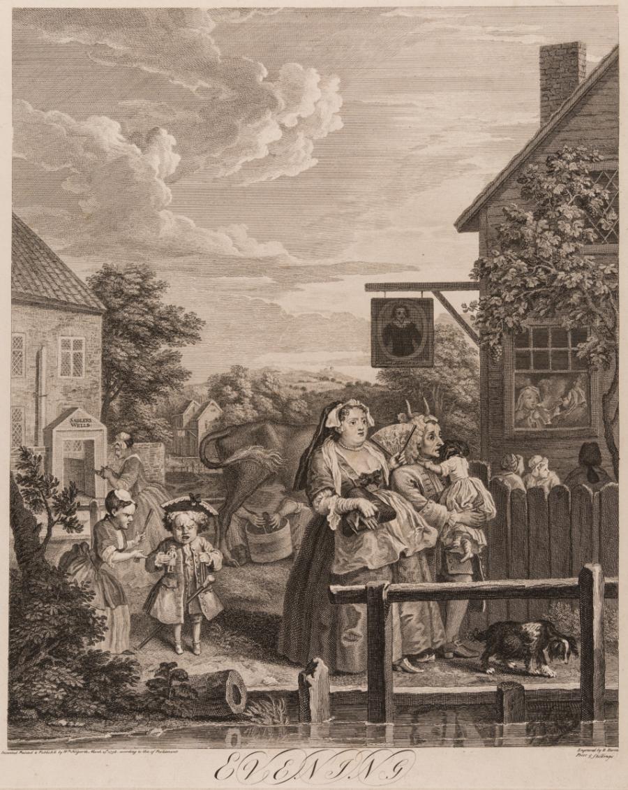 The Four Times of the Day, Plate III, ‘Evening’