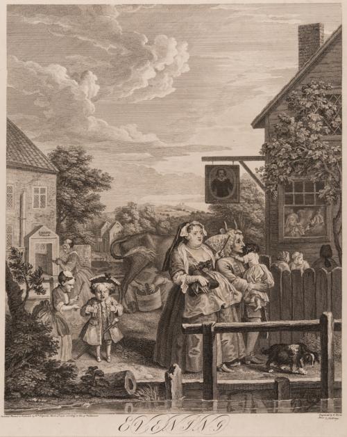 The Four Times of the Day, Plate III, ‘Evening’