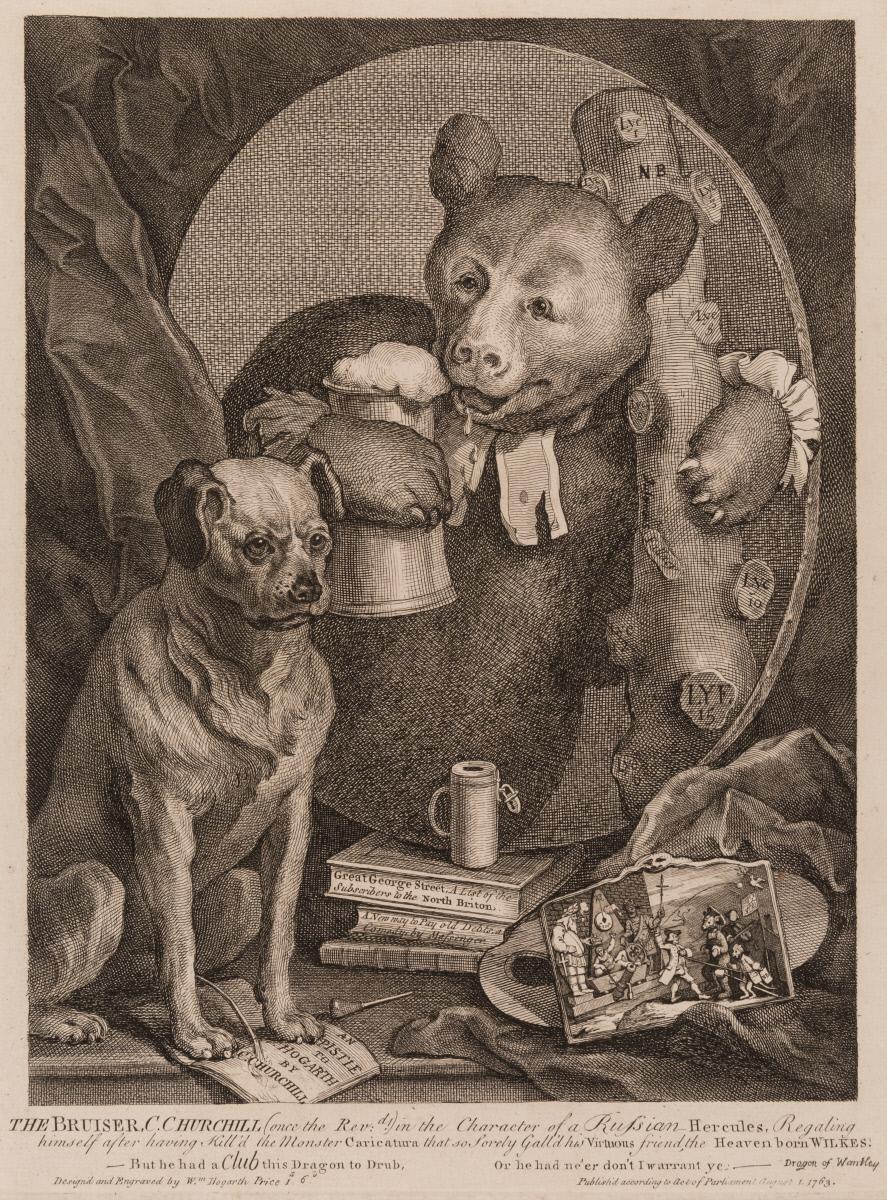 The Bruiser (with dog, Trump)