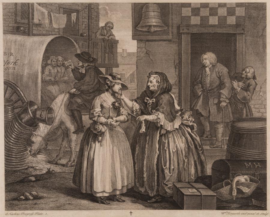A Harlot’s Progress Plate 1