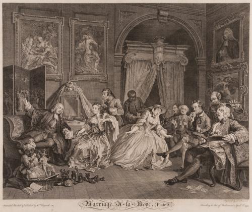 Marriage a la Mode, Plate 4, The Countess’s Levee