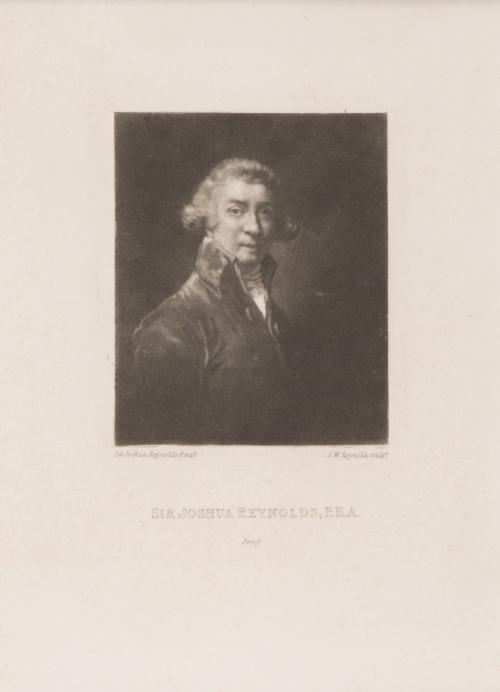 Sir Joshua Reynolds, P.R.A. (proof)