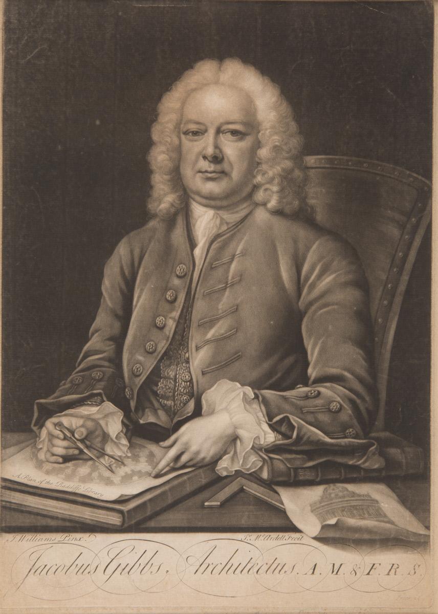 Portrait of Jacobus Gibbs, Architectus
