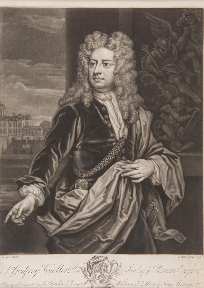 Portrait of Sir Godfrey Kneller (1646-1723)