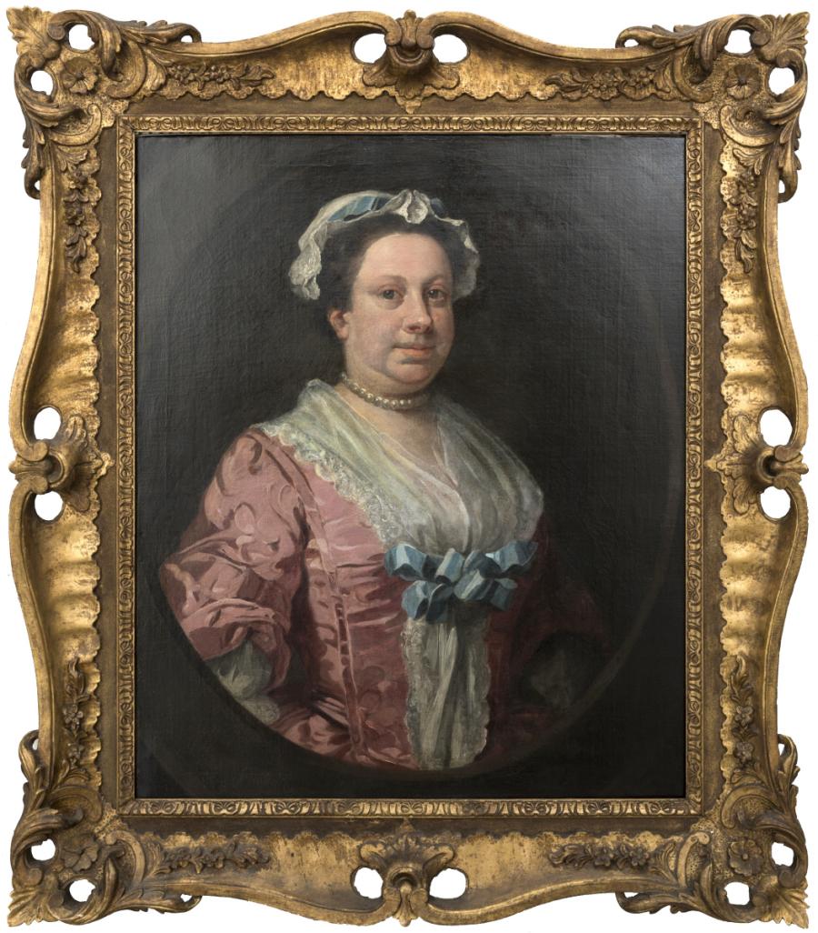 Lady in Rose Taffeta