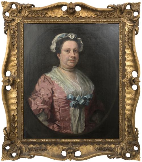 Lady in Rose Taffeta