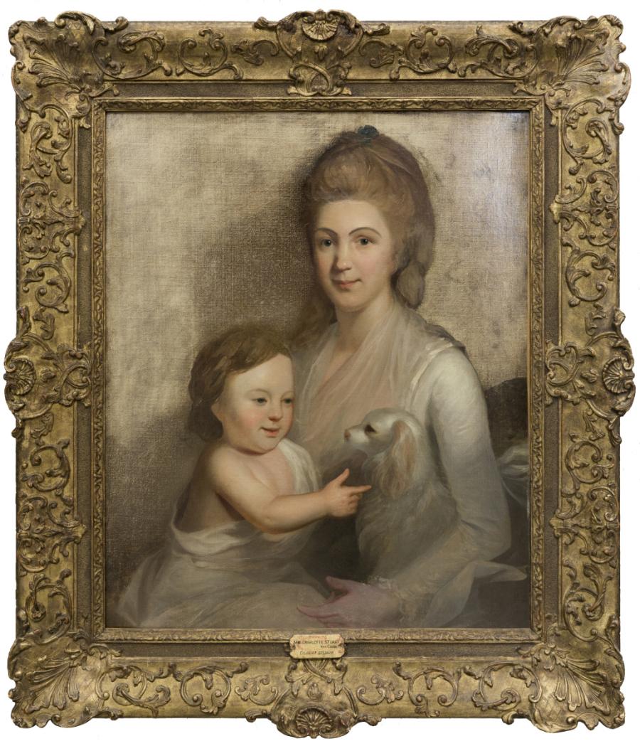Portrait of Mrs. Gilbert Stuart, née Charlotte Coates
