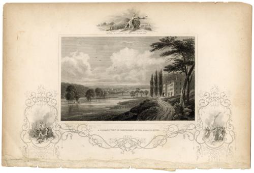A Distant View of Skenectady on the Mohawk River