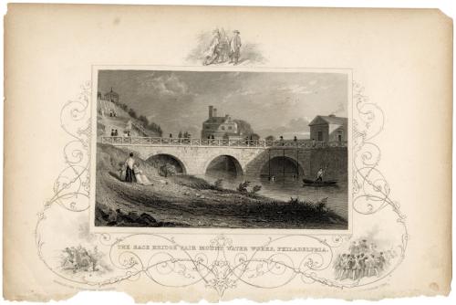 The Race Bridge Fair Mount Water Works, Philadelphia