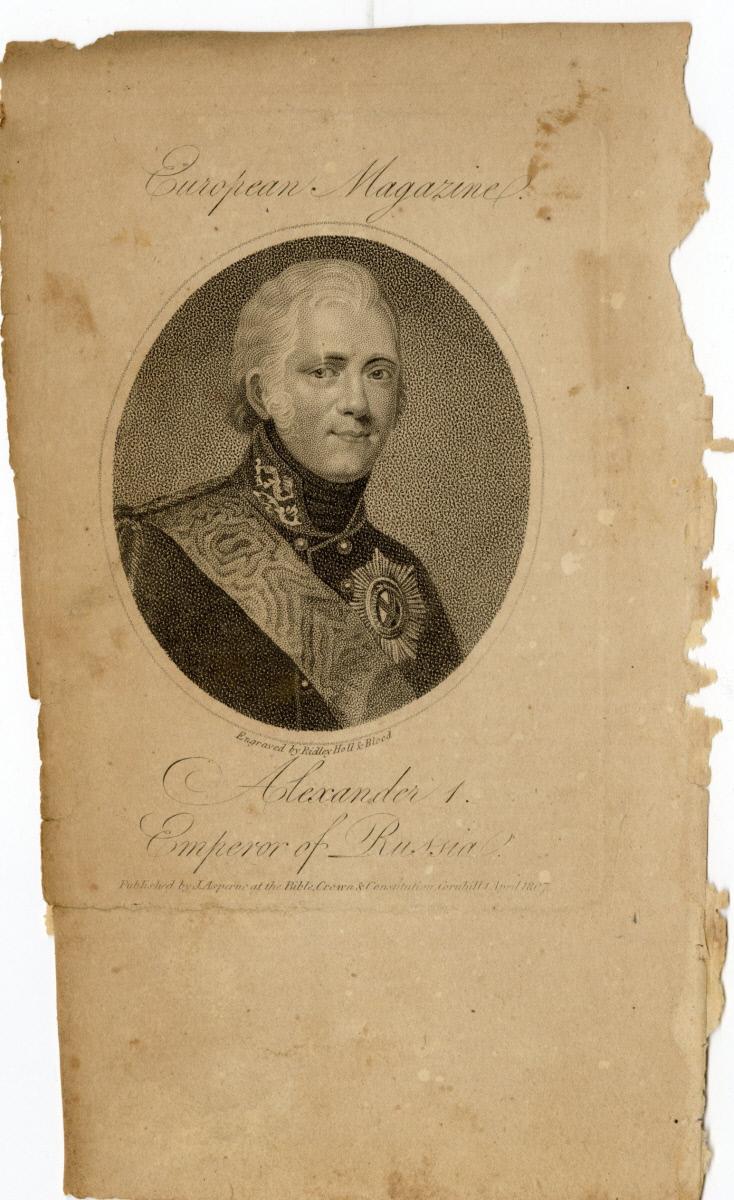 Alexander 1st, Emperor of Russia