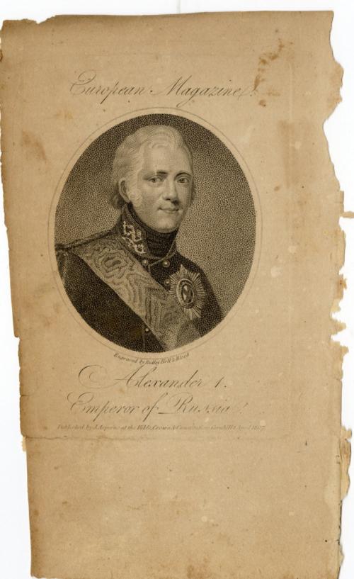 Alexander 1st, Emperor of Russia