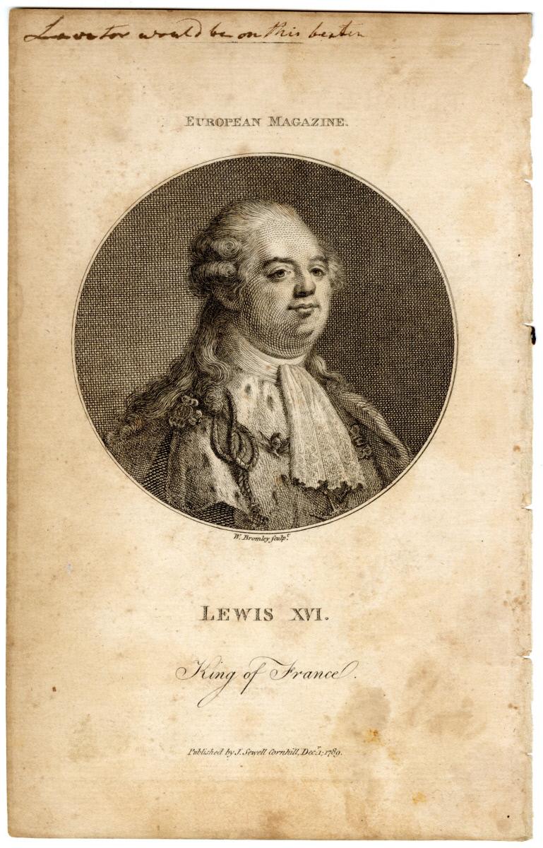 Lewis XVI, King of France