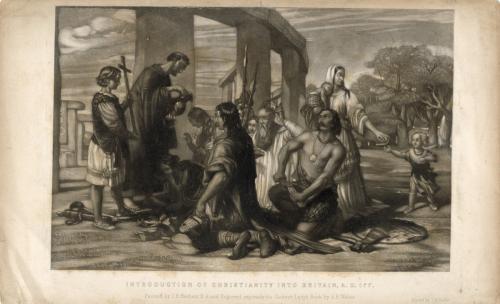 Introduction of Christianity into Britain, AD. 177.