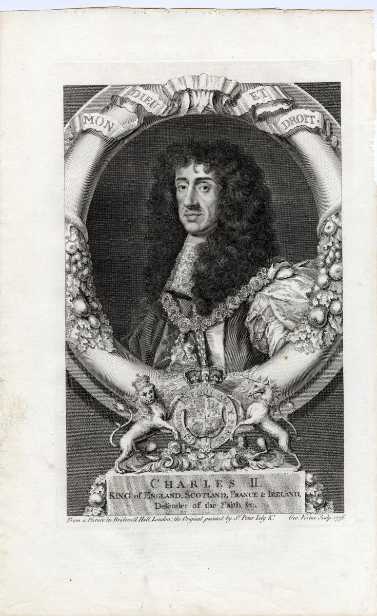 Charles II, King of England, Scotland, France, & Ireland, Defender of the Faith