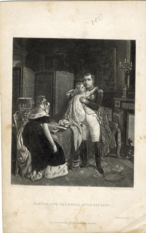 Napoleon's Farewell with His Son