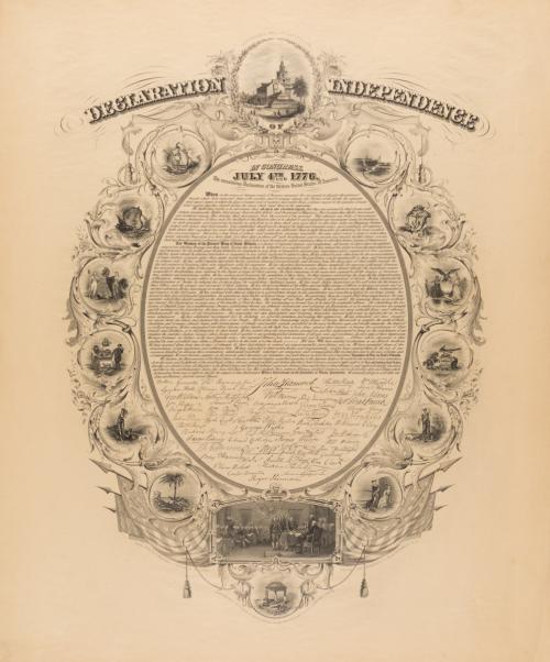 The National Gallery of Presidents – Declaration of Independence
(Inside Cover)
