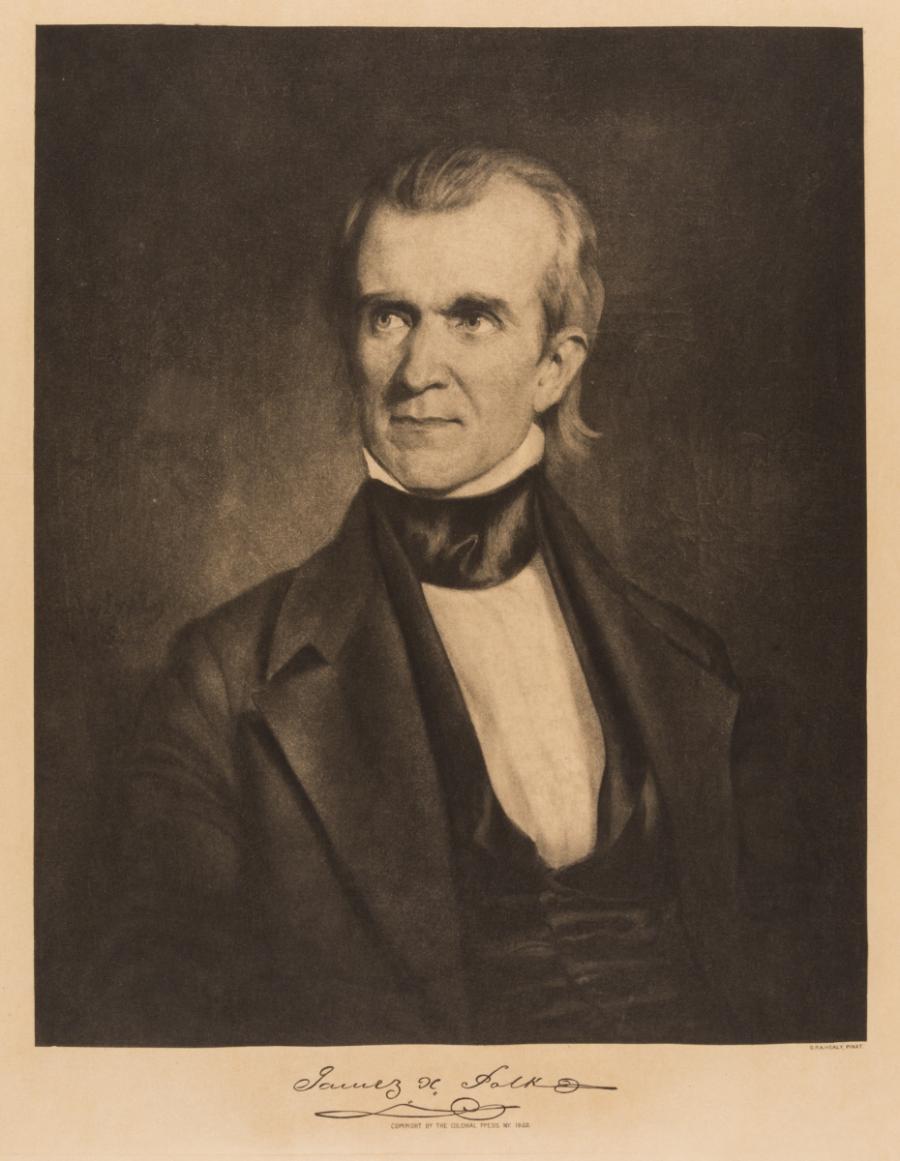 The National Gallery of Presidents – James K. Polk