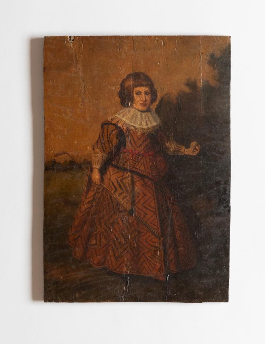 Child with Golf Club and Ball