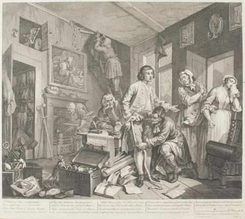 A Rake's Progress, Plate 1