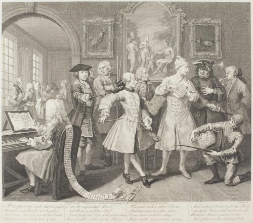 A Rake's Progress, Plate 2