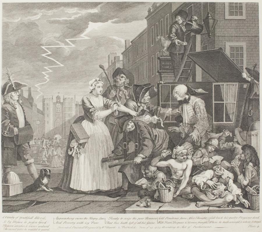 A Rake's Progress, Plate 4