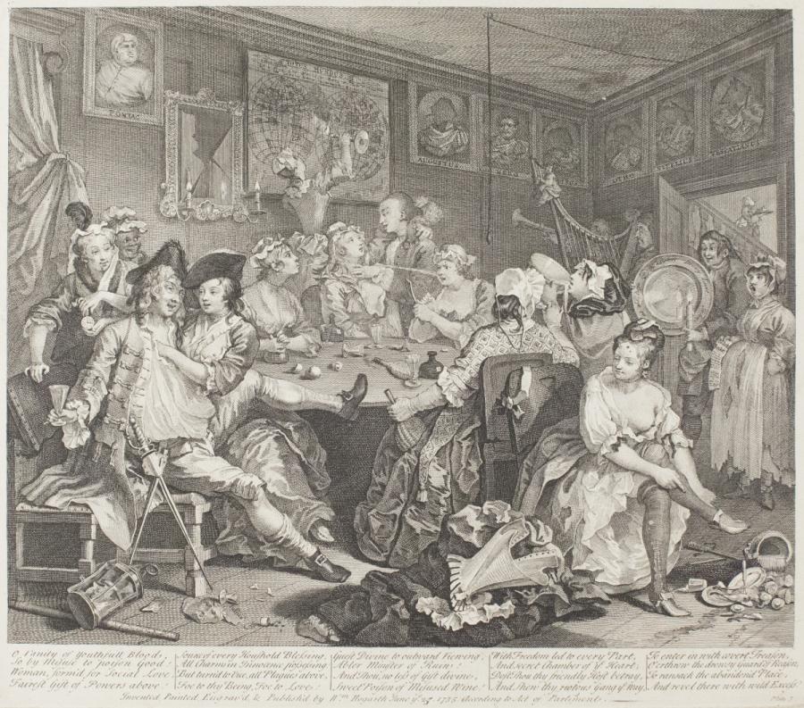 A Rake's Progress, Plate 3