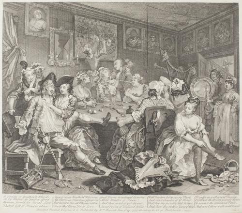 A Rake's Progress, Plate 3