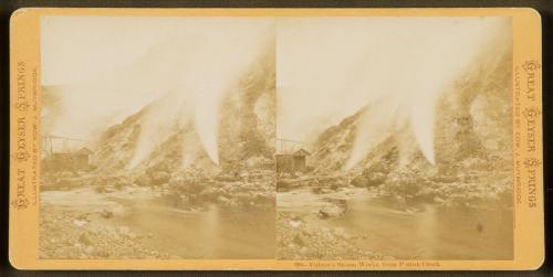 Great Geyser Springs, Vulcan Spring Works from Pluto Creek