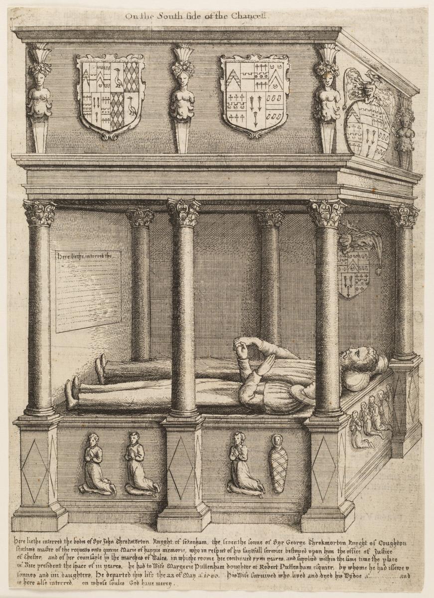 Monument of Sir John Throkmorton and His Wife