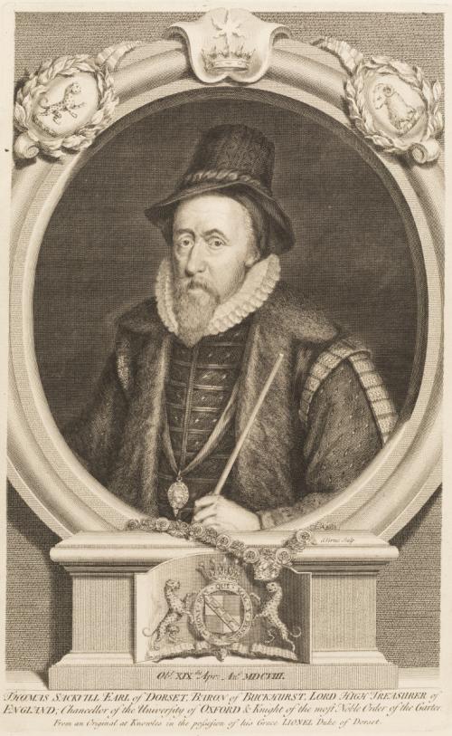 Thomas Sackvill Earl of Dorset, Baron of Buckhurst, Lord High Treasurer of England