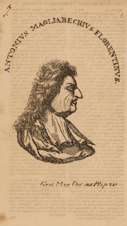 Antonius Magliabechius Florentinus