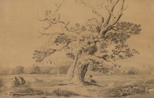 Untitled (Figure Under Tree)