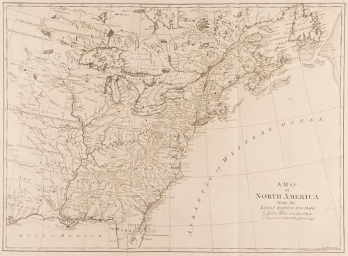 A Map of North America from the Latest Surveys and Maps by John Blair