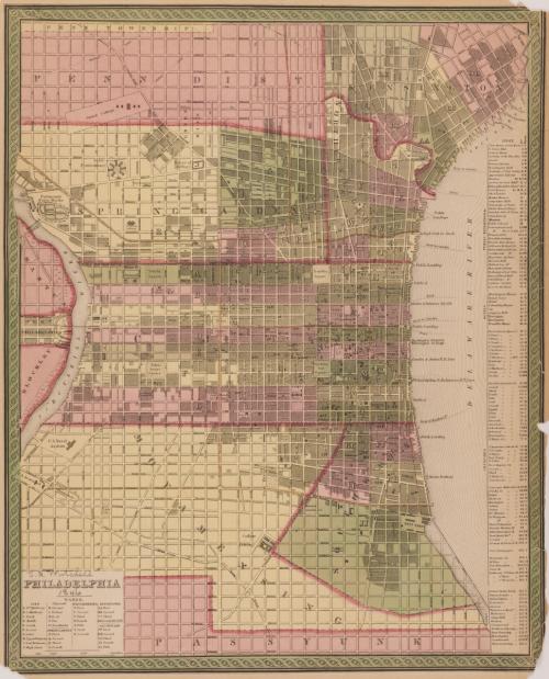 Map of Philadelphia