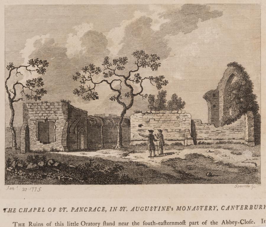 The Chapel of St. Pancrace in St Augustine’s Monastery, Canterbury