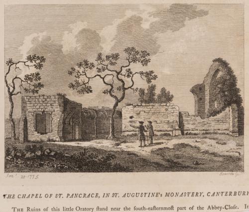 The Chapel of St. Pancrace in St Augustine’s Monastery, Canterbury