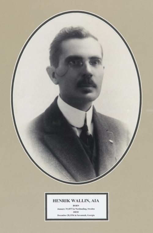 Portrait of Henrik Wallin, AIA
