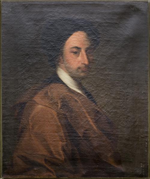 Portrait of a Gentleman in Brown Wearing Turban