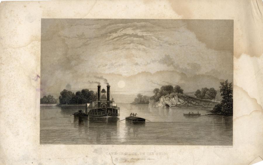 Cave-in-Rock, on the Ohio: Engraved Expressly for Graham's Magazine