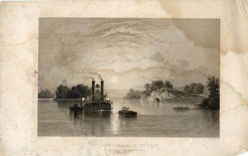 Cave-in-Rock, on the Ohio: Engraved Expressly for Graham's Magazine