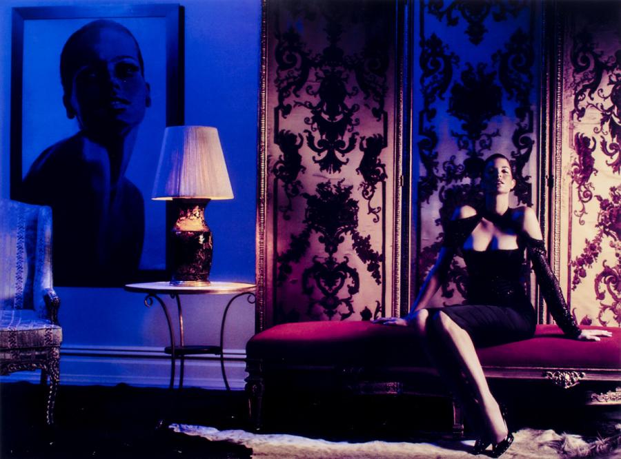Untitled (Model on Sofa)