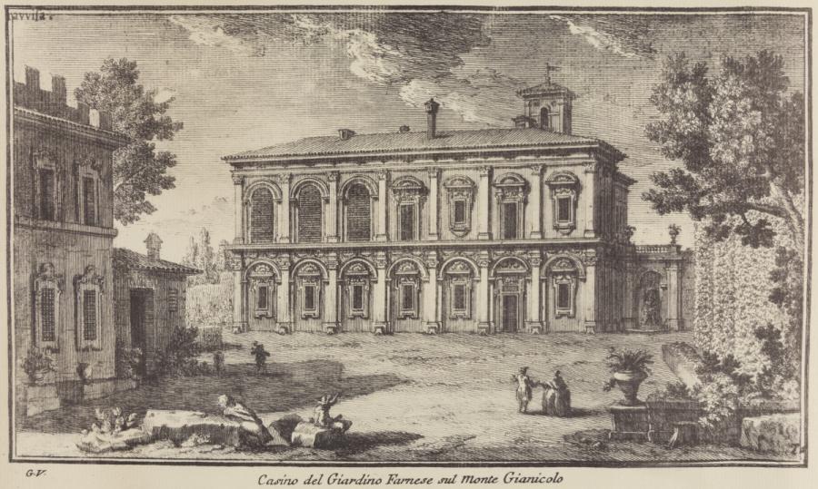 Casino del Giardino Farnese sul Monte Gianicolo