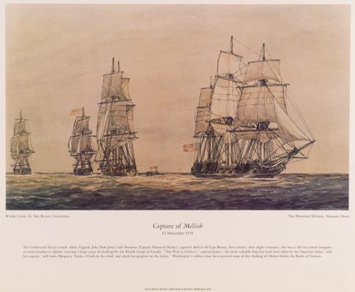 Capture of Mellish, 12 November 1776