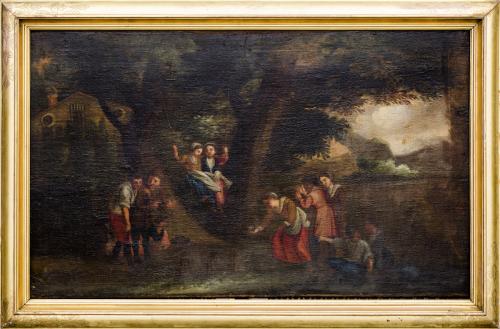 Children Playing in a Landscape